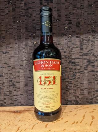 Lemon Hart - 151 Rum - 151 proof